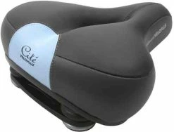 CITÉ SHORT Komfortsattel, Schwarz Blau Von VELOPLUS SWISS DESIGN