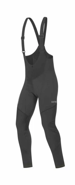 C3 GWS Herren-Softshell-Trägerhose Mit Polster, Black Von GORE WEAR