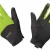 C5 GTI WS Unisex-Softshellhandschuhe, Black/Neon Yellow Von GORE WEAR