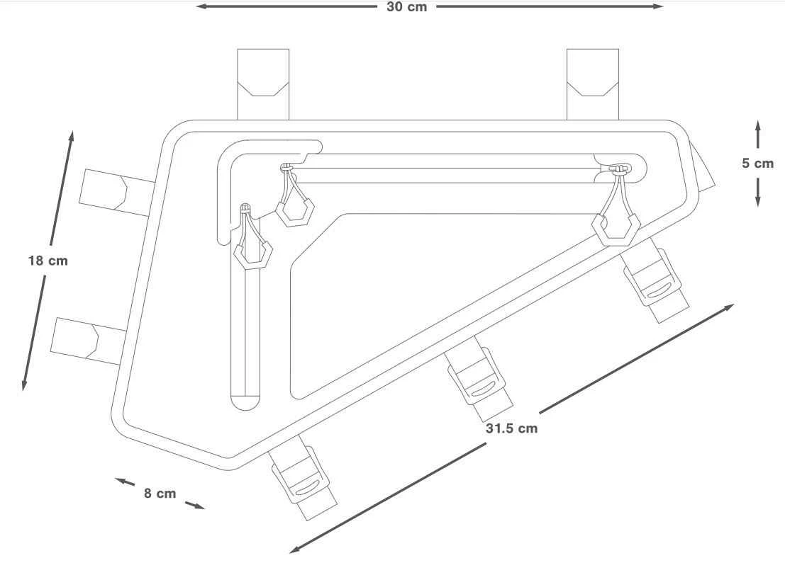 BACKCOUNTRY FULL FRAME PACK 2.5L Rahmentasche , Grau Von APIDURA 6 BACKCOUNTRY FULL FRAME PACK 2.5L Rahmentasche , Grau Von APIDURA – Bild 4