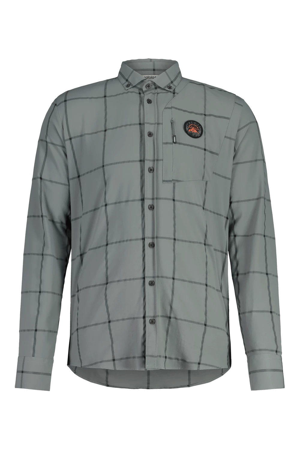 FALZM Herren-Langarm-Bikehemd , Shade Check Von MALOJA 3 FALZM Herren-Langarm-Bikehemd , Shade Check Von MALOJA