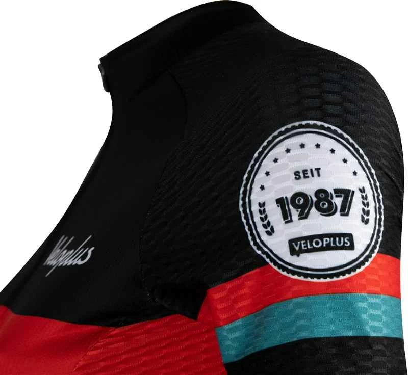 1987 TEAM Damen-Kurzarmtrikot, Schwarz Von VELOPLUS SWISS DESIGN 8 1987 TEAM Damen-Kurzarmtrikot, Schwarz Von VELOPLUS SWISS DESIGN – Bild 6