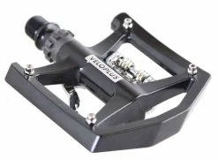 TOURING DUO Kombipedal, Schwarz Silber Von VELOPLUS