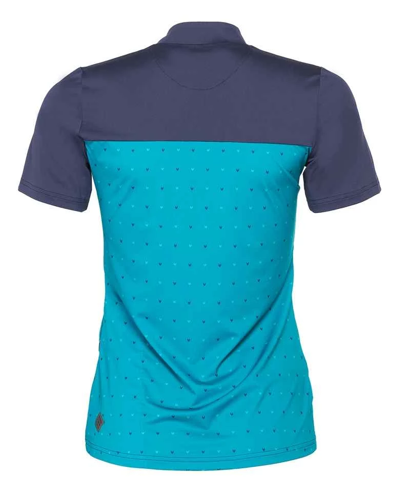 SWET ENDURO Damen-Kurzarmtrikot, Türkis/marine, Smaragd Von TRIPLE2 4 SWET ENDURO Damen-Kurzarmtrikot, Türkis/marine, Smaragd Von TRIPLE2 – Bild 2