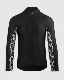 MILLE GT SPRING FALL Herren-Langarmtrikot , Black Series Von ASSOS