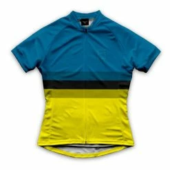 THE SOLOIST Damen-Kurzarmtrikot , Cyan Von TWIN SIX