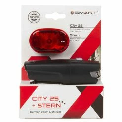 CITY 25 Lichtset 25 Lux / 120 Lumen, Schwarz Von SMART -Günstiges E-Bikes Geschäft 2Uwo5rIrFb8KzoPdFuA3Qb 33002475 002 3