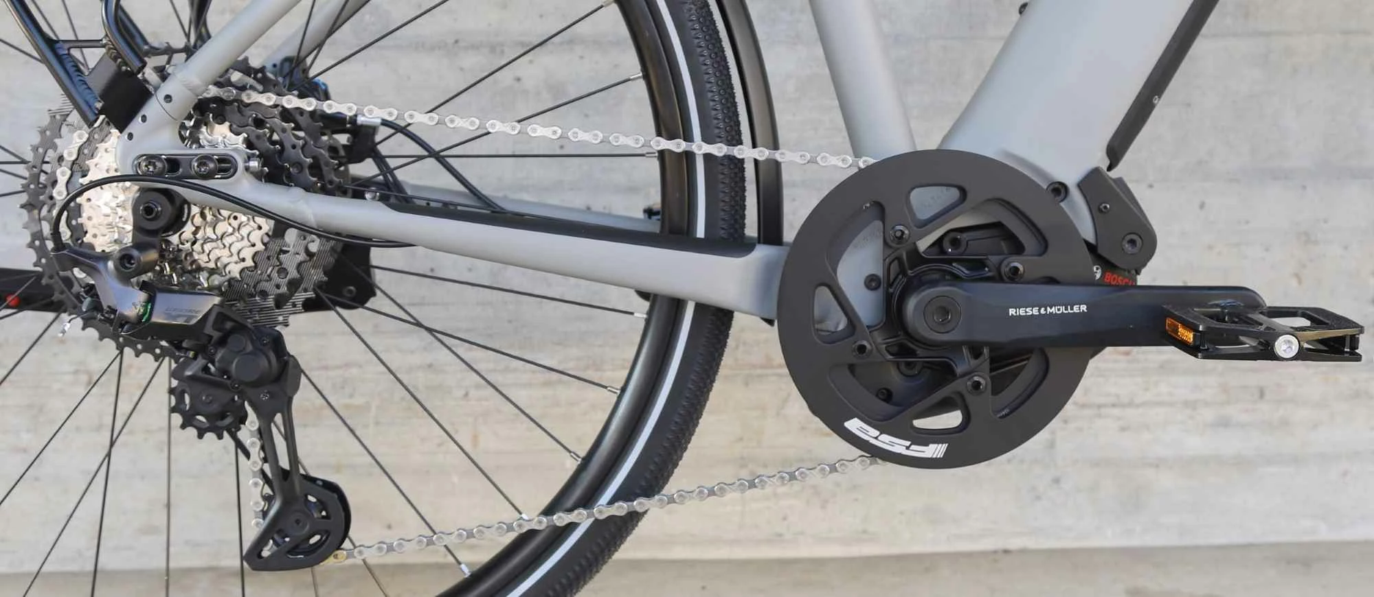 Riese & Müller ROADSTER TOURING E-City Und Alltagsvelo 25km/h, Grey Matt Von RIESE & MÜLLER 6 Riese & Müller ROADSTER TOURING E-City Und Alltagsvelo 25km/h, Grey Matt Von RIESE & MÜLLER – Bild 4