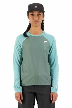 TARN WIND Damen-Merino-Langarmshirt , Sage/Burnt Sage Von MONS ROYALE -Günstiges E-Bikes Geschäft 2mcNHiWxtus9mXCdVVMS9p 33012193 557 3