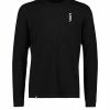 CASCADE Herren-Merino-Langarmshirt , Black Von MONS ROYALE