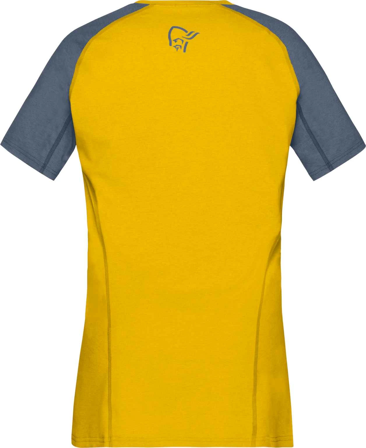 Norrøna FJØRÅ EQUALISER Damen-Kurzarmshirt, Sulphur/Vintage Indigo Von NORRØNA 4 Norrøna FJØRÅ EQUALISER Damen-Kurzarmshirt, Sulphur/Vintage Indigo Von NORRØNA – Bild 2