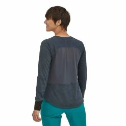DIRT CRAFT Damen-Langarmshirt , Smolder Blue Von PATAGONIA -Günstiges E-Bikes Geschäft 39CfOmzlhStvh1AaxBoH8H 33007065 smdb 2