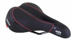 SOFA COMFORT Sattel, Schwarz Von VELOPLUS SWISS DESIGN
