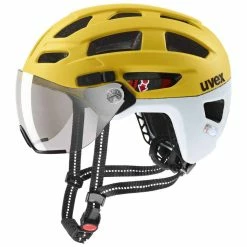 FINALE VISOR Velohelm, Sunbee-cloud Matt Von UVEX