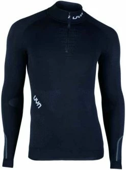 AMBITYON Herren-Langarmshirt , Blackboard/BlackWhite Von UYN