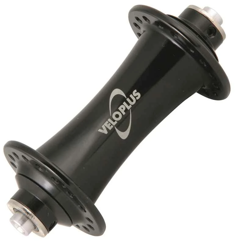 PEAK Vorderrad-Naben Für Felgenbremsen, Schwarz Von VELOPLUS 3 PEAK Vorderrad-Naben Für Felgenbremsen, Schwarz Von VELOPLUS