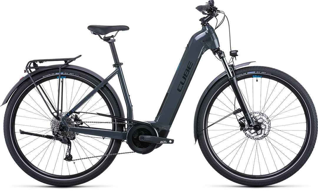 TOURING HYBRID ONE 400 E-City- Und Alltagsvelo, Grey Blue Von CUBE 3 TOURING HYBRID ONE 400 E-City- Und Alltagsvelo, Grey Blue Von CUBE