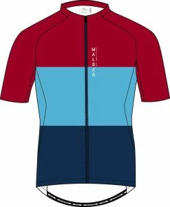 BARETTIM 1/2 Herren-Kurzarmtrikot , Midnight Multi Von MALOJA