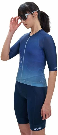 PRISTINE PRINT Damen-Kurzarmtrikot , Gradient Turmaline Von POC -Günstiges E-Bikes Geschäft 4CW2p2IthV8f9xkoGXCEut 33016779 8599 4