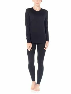 200 OASIS Damen-Merino-Langarmshirt, Schwarz Von ICEBREAKER -Günstiges E-Bikes Geschäft 4QDivaU9mM2mbzgR2ODwvb 33003469 001 4