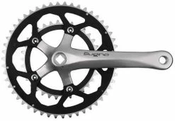 XD700 Rennvelo Kompaktkurbel 50/34 Zähne, Silber Von SUGINO