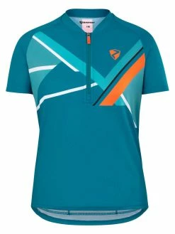 NINJO Kinder-Kurzarmtrikot , Crystal Blue Von ZIENER