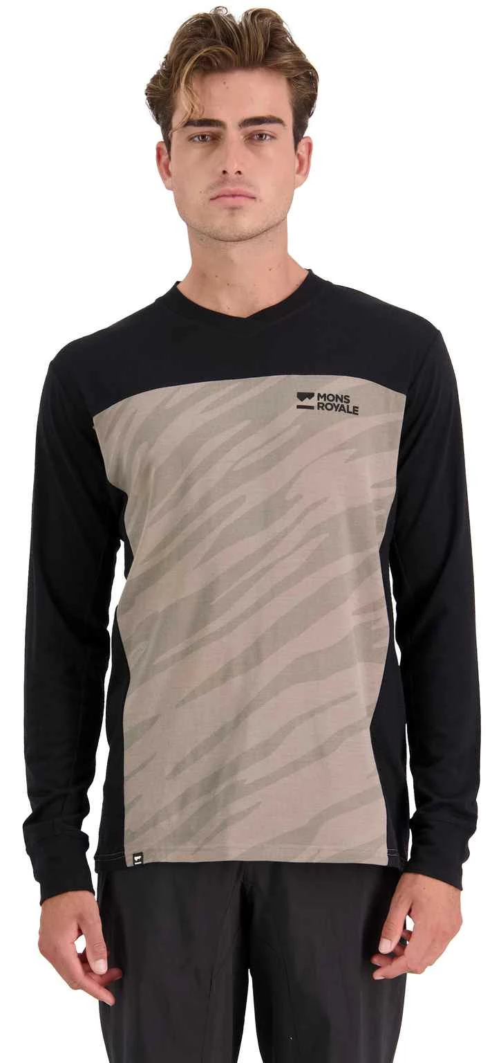 REDWOOD ENDURO Herren-Langarmshirt , Black/Undercover Camo Von MONS ROYALE 4 REDWOOD ENDURO Herren-Langarmshirt , Black/Undercover Camo Von MONS ROYALE – Bild 2