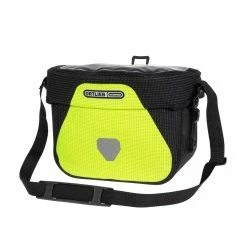ULTIMATE SIX HIGH VISIBILTY Lenkertasche , Neon Yellow - Black Reflective Von ORTLIEB