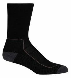 HIKE+ MEDIUM Damen-Merino-Socken , Black/Monsoon/Mink Von ICEBREAKER