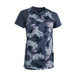 SCRUB Damen-Kurzarmtrikot , Indigo Dawn Von ION