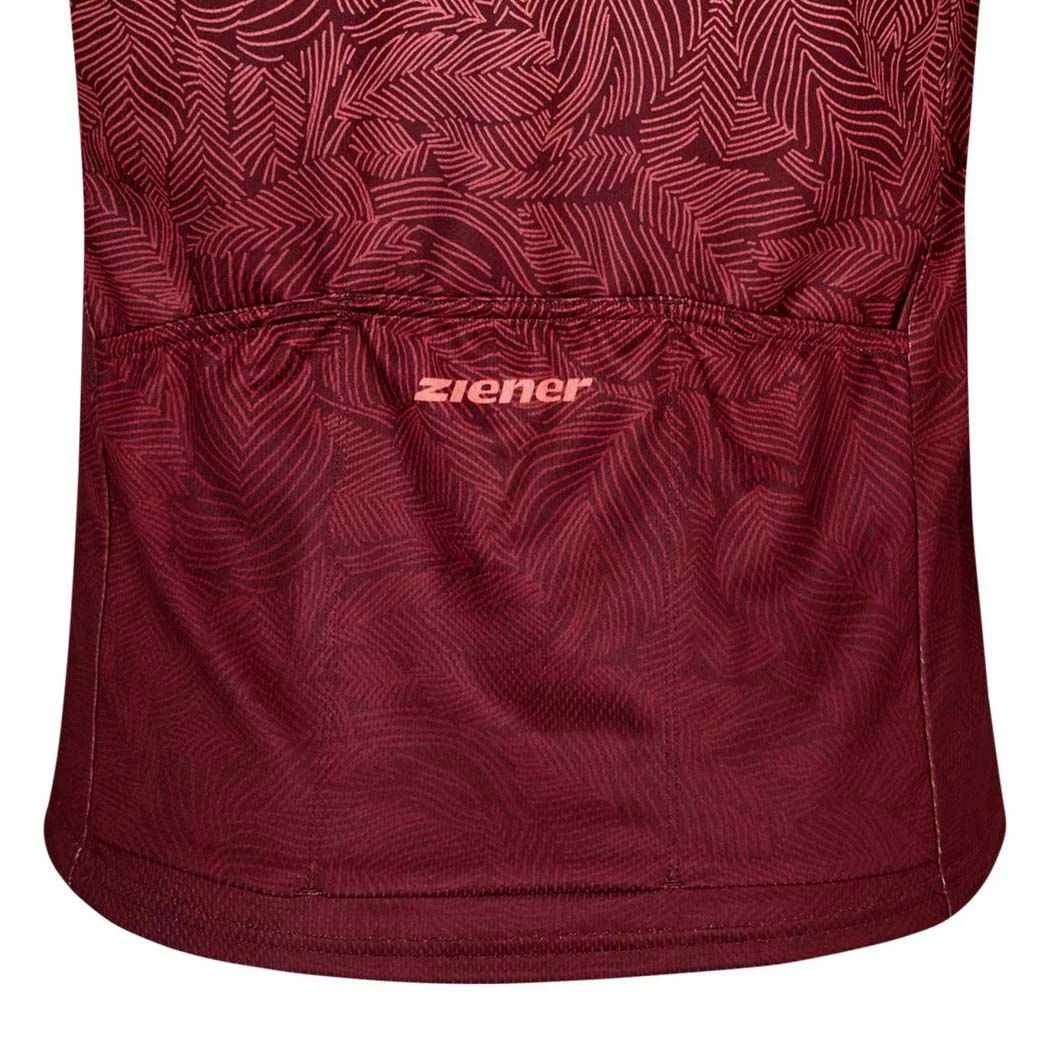 NINNA Kinder-Kurzarmtrikot , Velvet Red Von ZIENER 6 NINNA Kinder-Kurzarmtrikot , Velvet Red Von ZIENER – Bild 4