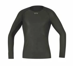 M GWS BASE LAYER Herren-Langarmshirt Mit Windstopper, Schwarz Von GORE WEAR