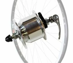 KOMPLETTRAD Mit Radnabendanymo (FELIX) (26", 28/29") BUDGET, Grau Von VELOPLUS