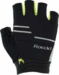 IIGUNA XRD Unisex-Kurzfingerhandschuh , Black/Fluo Yello Von ROECKL