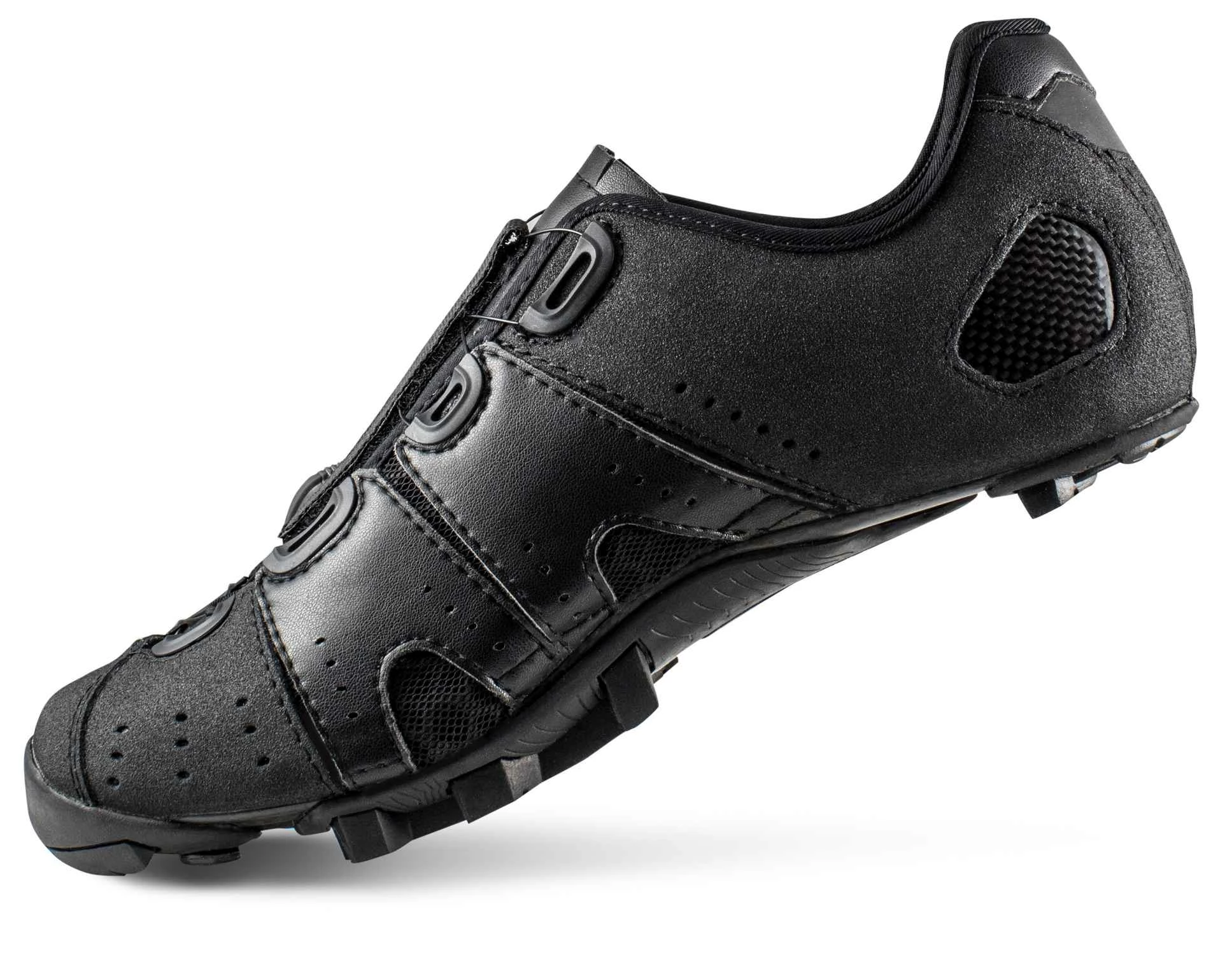 MX241X MTB-Schuhe, Schwarz-silber Von LAKE 5 MX241X MTB-Schuhe, Schwarz-silber Von LAKE – Bild 3