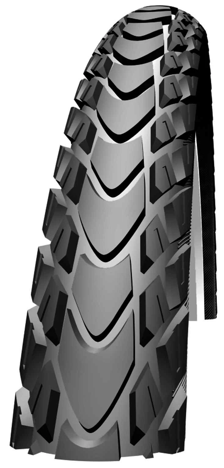 MARATHON MONDIAL Reifen (26", 28"), Schwarz Von SCHWALBE 3 MARATHON MONDIAL Reifen (26", 28"), Schwarz Von SCHWALBE