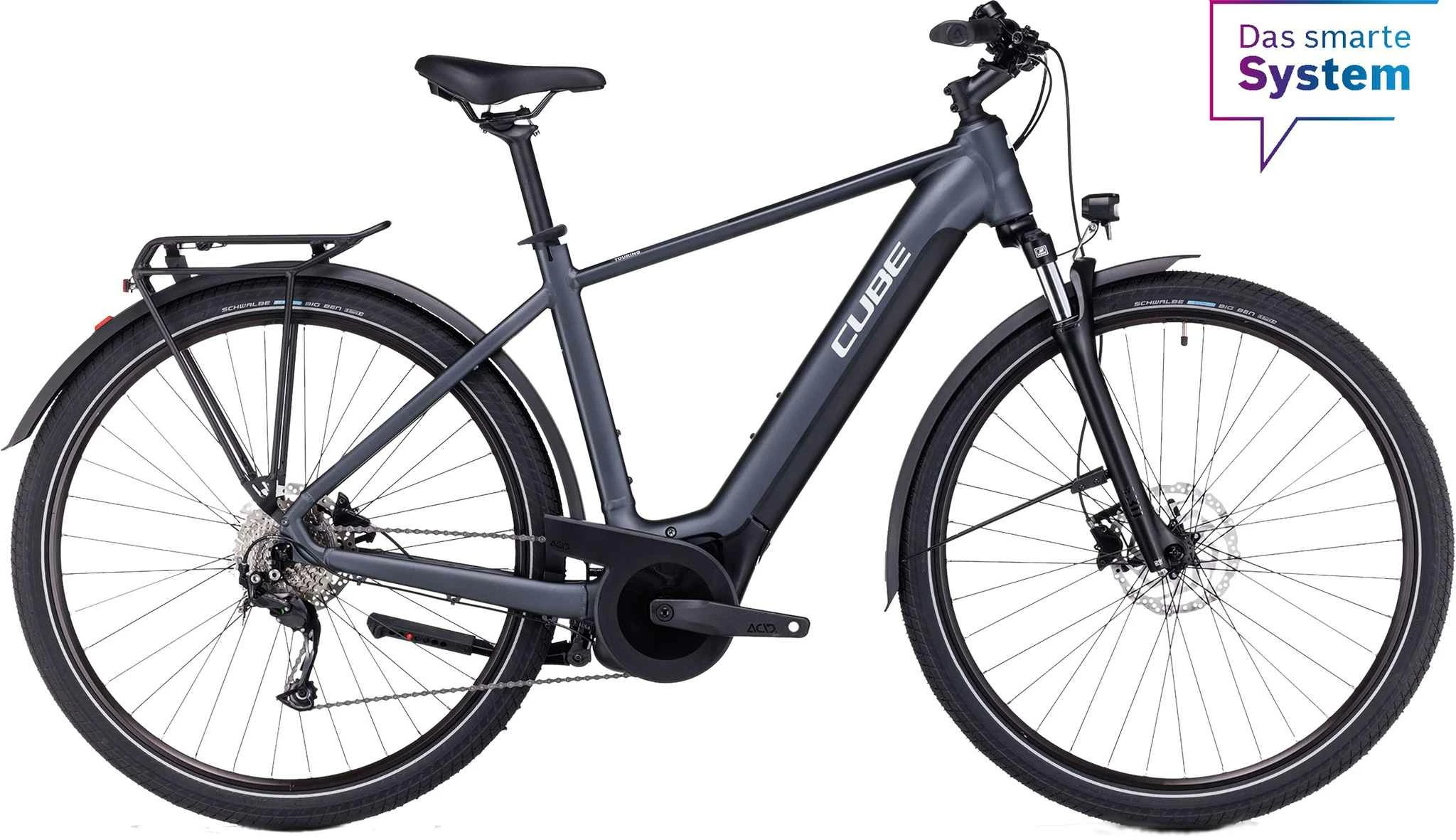 TOURING HYBRID ONE 500 E-City- Und Alltagsvelo, Grey White Von CUBE 3 TOURING HYBRID ONE 500 E-City- Und Alltagsvelo, Grey White Von CUBE