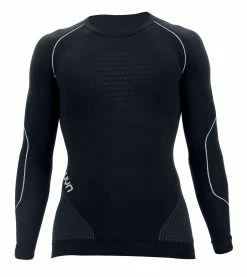 EVOLUTYON Herren-Langarmshirt , Blackboard/Anthracite/White Von UYN