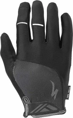 BG DUAL-GEL Unisex-Langfingerhandschuhe, Black Von SPECIALIZED