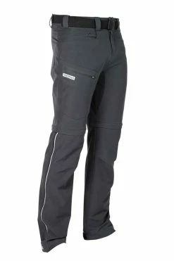 TRANSTOUR 3 Zip-off-Tourenhose, Schwarz Von VELOPLUS SWISS DESIGN