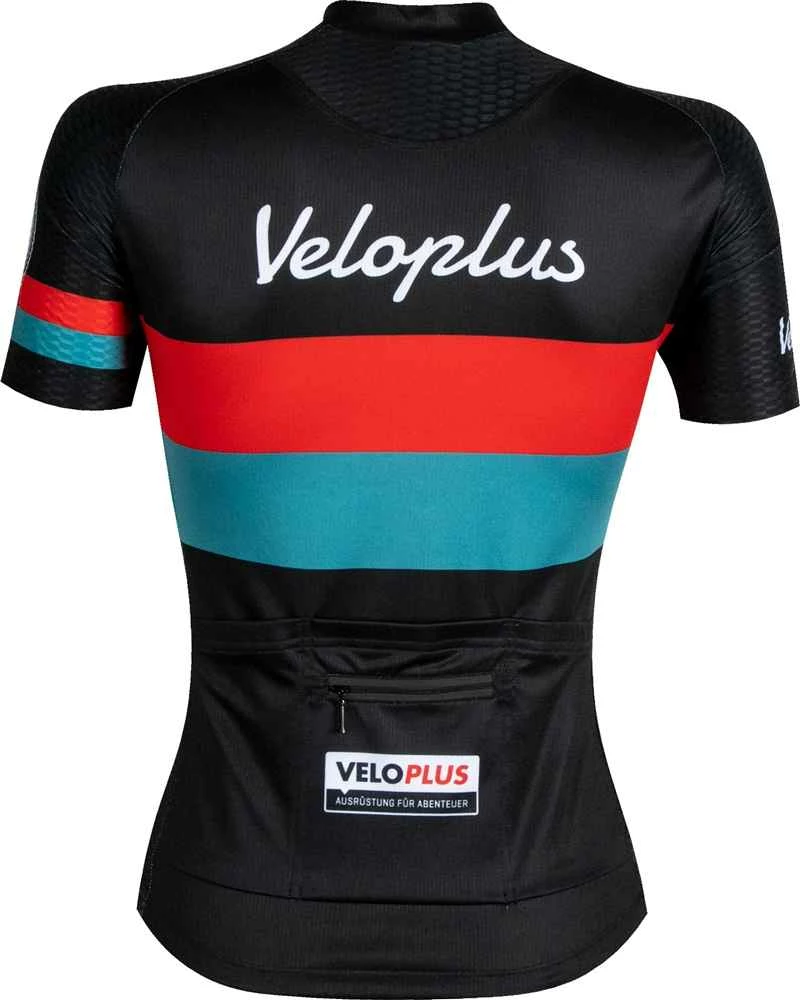 1987 TEAM Damen-Kurzarmtrikot, Schwarz Von VELOPLUS SWISS DESIGN 5 1987 TEAM Damen-Kurzarmtrikot, Schwarz Von VELOPLUS SWISS DESIGN – Bild 3