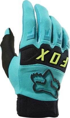 DIRTPAW Unisex-Langfingerhandschuhe , Teal Von FOX