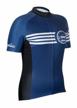 1987 TEAM Damen-Kurzarmtrikot , Dunkelblau Von VELOPLUS SWISS DESIGN -Günstiges E-Bikes Geschäft 6JQYGxrGh3fTTqxkVaTMZG 33019865 289 q 3