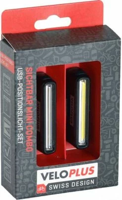 SICHTBAR MINI COMBO Positionslicht-Set 35/30 Lumen , Schwarz Von VELOPLUS SWISS DESIGN -Günstiges E-Bikes Geschäft 6NKIbCfDtP8wIg3Lx2ap4J 33015136 schwarz 3