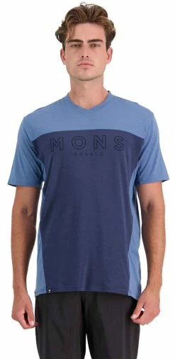 REDWOOD ENDURO Herren-Kurzarmshirt , Blue Slate/Midnight Von MONS ROYALE -Günstiges E-Bikes Geschäft 6Tr70XtiTvoEyyU136umBC 33006845 273 1