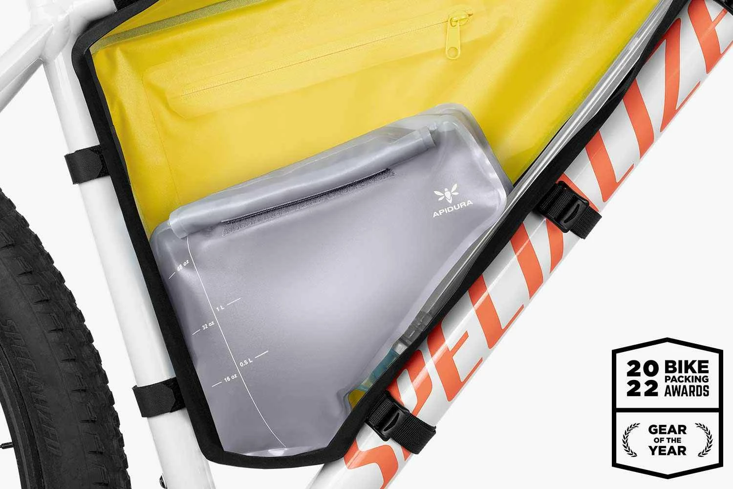 FRAME PACK HYDRATION BLADDER 1.5L Trinkblase, Grau Von APIDURA 6 FRAME PACK HYDRATION BLADDER 1.5L Trinkblase, Grau Von APIDURA – Bild 4