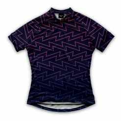 THE SUPERCHARGER Damen-Kurzarmtrikot , Navy Von TWIN SIX