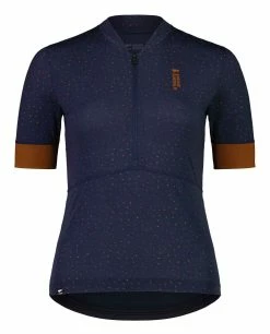 CADENCE Damen-Kurzarmtrikot , Midnight Terrazzo Von MONS ROYALE