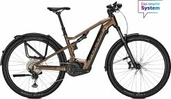 THRON² 6.8 EQP Crossover E-Bikes, Goldbrown Von FOCUS
