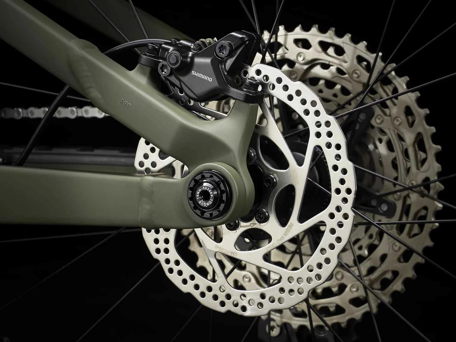 TOP FUEL 7 MTB Fully, Matte Olive Grey Von TREK 11 TOP FUEL 7 MTB Fully, Matte Olive Grey Von TREK – Bild 9